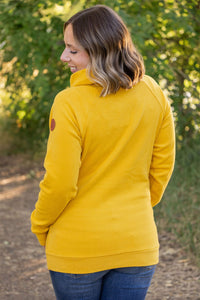 Zoey Side Zip Cowl- Mustard