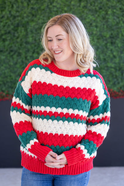 Jingles Christmas Stripes Sweater