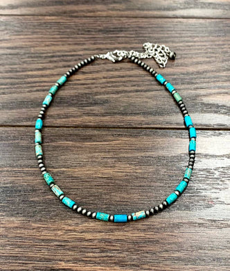 734956, Handmade Navajo Gemstone Necklace