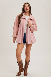 Oh Baby Fleece Babydoll Jacket