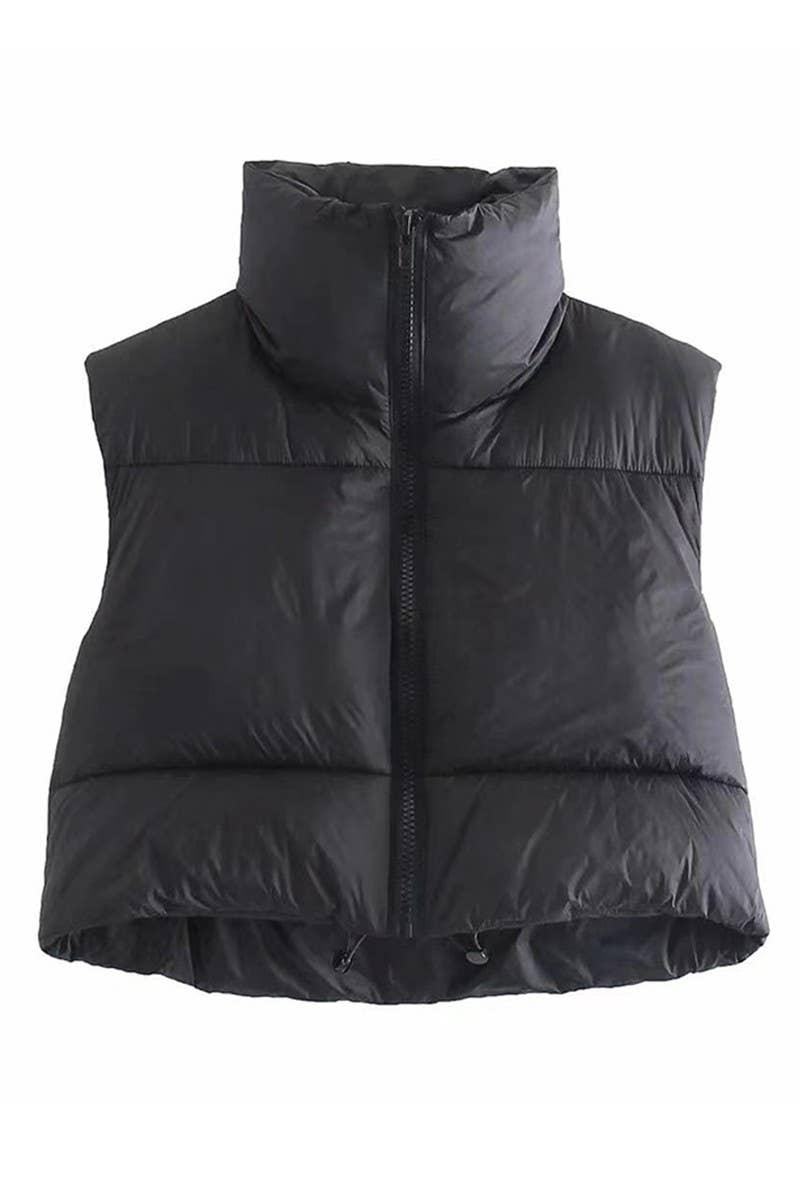 Puffin Puffer Vest- Black