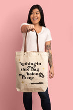 Load image into Gallery viewer, Hashtag Mom Life Tote Bag (spring, mothers day, gifts