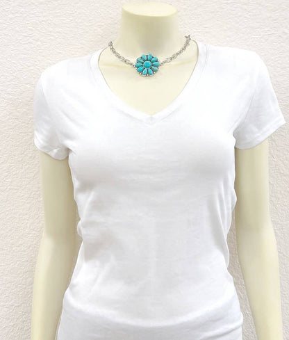 739168, Navajo Turquoise Necklace
