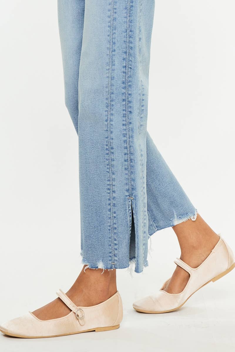 Kancan Jocelyn Midrise Straight Leg Denim
