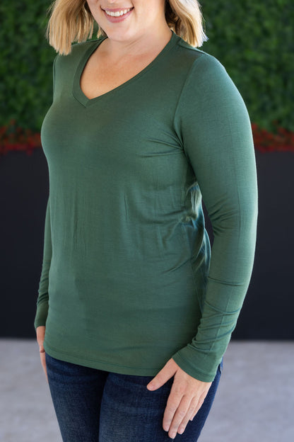 IN STOCK Larissa Long Sleeve - Forest Green
