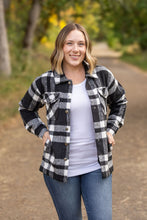 Load image into Gallery viewer, IN STOCK Norah Plaid Shacket - Classic Black and White | Women&#39;s Shacket