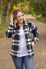 Load image into Gallery viewer, IN STOCK Norah Plaid Shacket - Classic Black and White | Women&#39;s Shacket