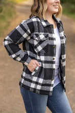 Load image into Gallery viewer, IN STOCK Norah Plaid Shacket - Classic Black and White | Women&#39;s Shacket