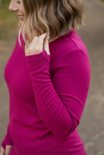 Load image into Gallery viewer, IN STOCK Leah Long Sleeve Top - Magenta | Women&#39;s Casual Top FINAL SALE