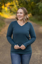 Load image into Gallery viewer, IN STOCK Leah Long Sleeve Top - Teal | Women&#39;s Casual Top FINAL SALE