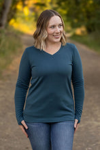 Load image into Gallery viewer, IN STOCK Leah Long Sleeve Top - Teal | Women&#39;s Casual Top FINAL SALE