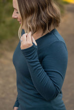 Load image into Gallery viewer, IN STOCK Leah Long Sleeve Top - Teal | Women&#39;s Casual Top FINAL SALE