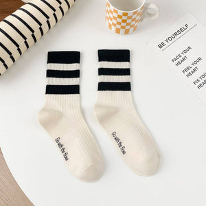 Collegiate Striped Socks