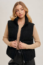 Load image into Gallery viewer, Hana Corded Puffer Vest