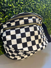 Load image into Gallery viewer, Checkered Nylon Bum Bag