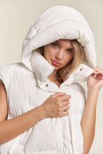 Load image into Gallery viewer, Carrin Hooded Puffy Vest