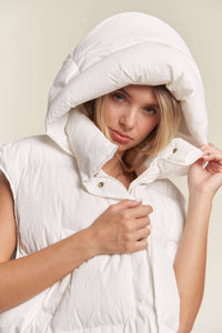 Carrin Hooded Puffy Vest