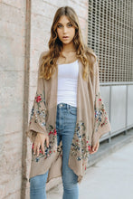 Load image into Gallery viewer, Long Floral Kimono Cardigan