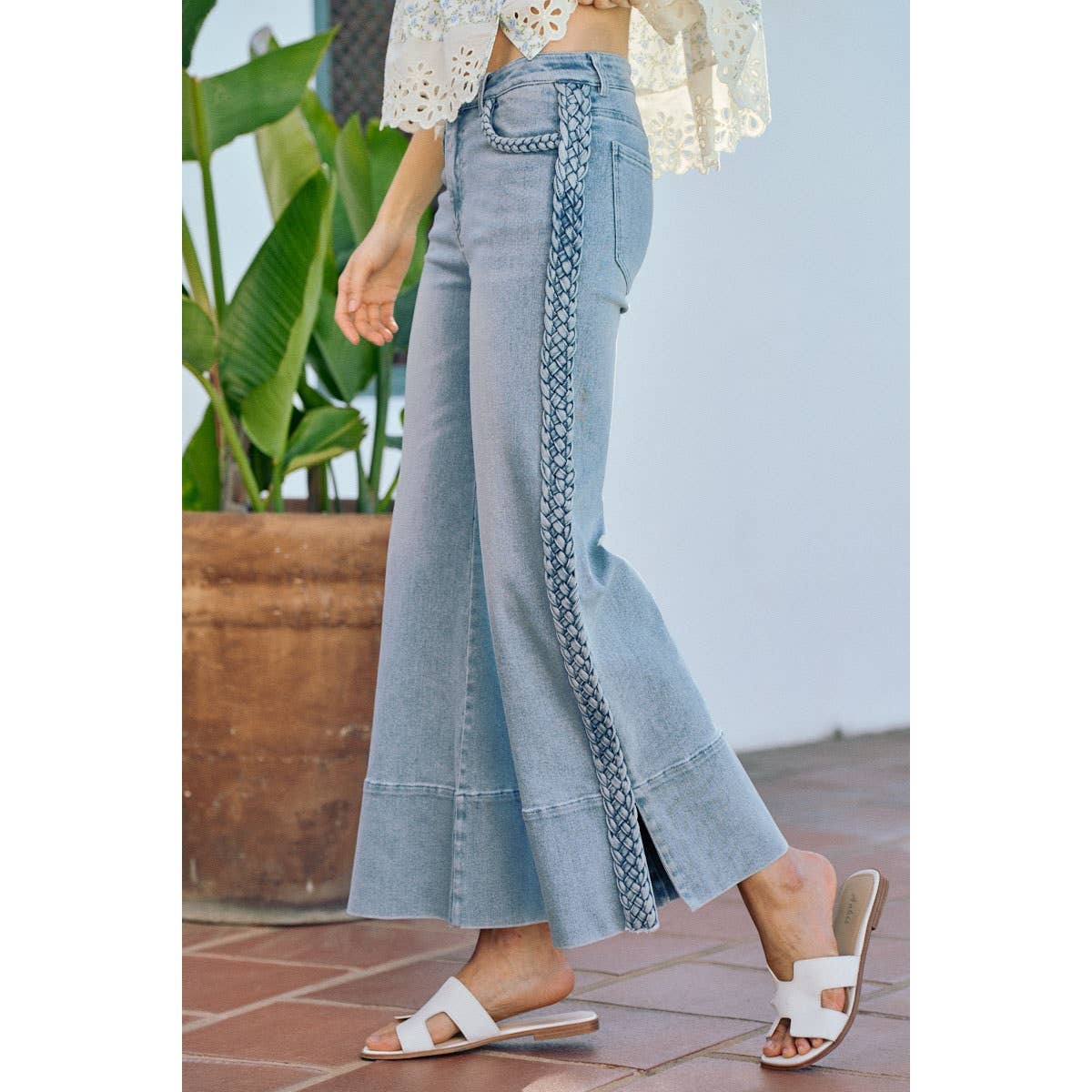 Carmen Braided Split Seam Jeans
