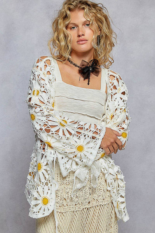 Daisy Open Knit Cardigan