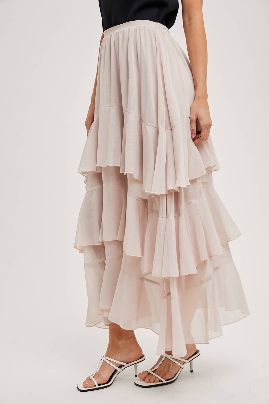 Stella Lined Tiered Skirt