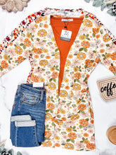 Load image into Gallery viewer, IN STOCK Classic Cardigan - Fall Boho Floral FINAL SALE