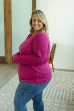 Load image into Gallery viewer, IN STOCK Leah Long Sleeve Top - Magenta | Women&#39;s Casual Top FINAL SALE