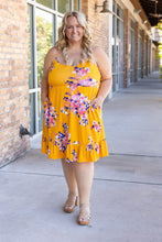 Load image into Gallery viewer, IN STOCK Rory Ruffle Dress - Golden Floral FINAL SALE