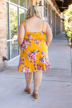 Load image into Gallery viewer, IN STOCK Rory Ruffle Dress - Golden Floral FINAL SALE