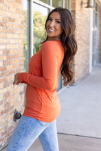 Load image into Gallery viewer, Larissa Long Sleeve Top- Pumpkin