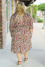 Load image into Gallery viewer, IN STOCK Taylor Dress - Mocha Floral | Women&#39;s Dress