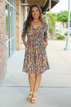 Load image into Gallery viewer, IN STOCK Taylor Dress - Mocha Floral | Women&#39;s Dress