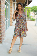 Load image into Gallery viewer, IN STOCK Taylor Dress - Mocha Floral | Women&#39;s Dress