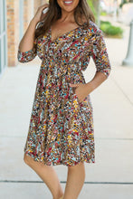 Load image into Gallery viewer, IN STOCK Taylor Dress - Mocha Floral | Women&#39;s Dress