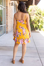 Load image into Gallery viewer, IN STOCK Rory Ruffle Dress - Golden Floral FINAL SALE