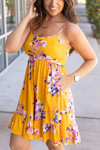 Load image into Gallery viewer, IN STOCK Rory Ruffle Dress - Golden Floral FINAL SALE