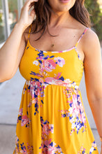 Load image into Gallery viewer, IN STOCK Rory Ruffle Dress - Golden Floral FINAL SALE