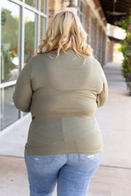 Load image into Gallery viewer, IN STOCK Larissa Long Sleeve - Olive | Women&#39;s V-Neck Top FINAL SALE