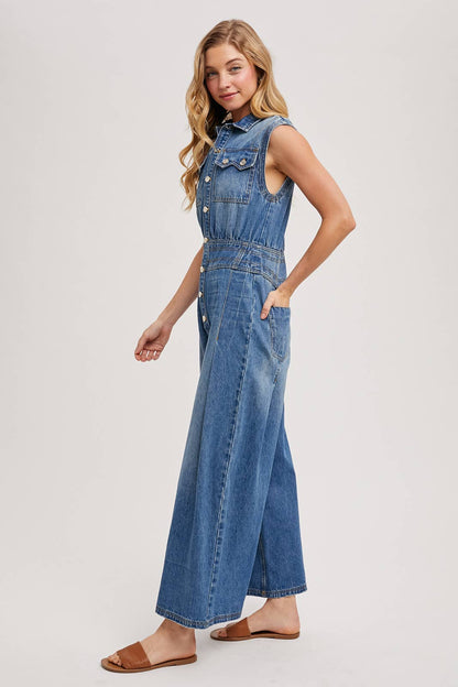 Not Your Basic Denim Jumpsuit