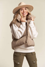 Load image into Gallery viewer, Carrin Hooded Puffy Vest