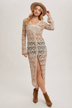 Load image into Gallery viewer, Charlene Button Down Crochet Cardigan