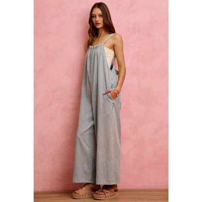 Tied & True Denim Romper
