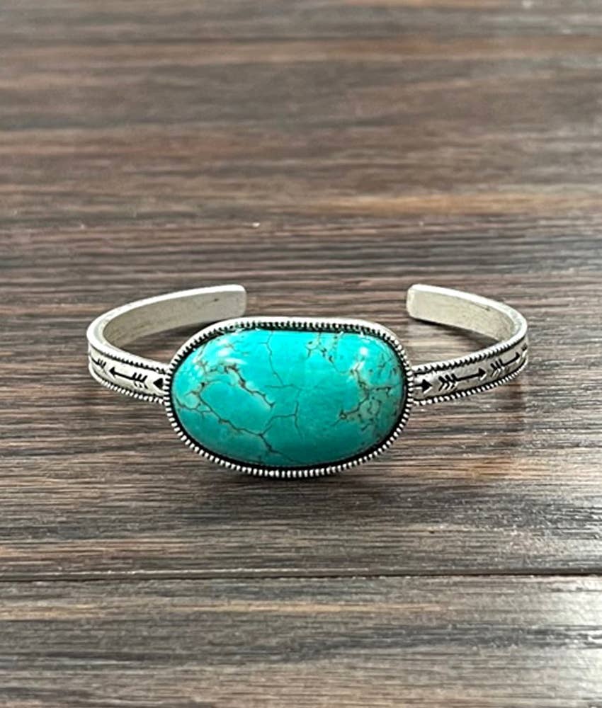 711344, Turquoise Cuff Bracelet