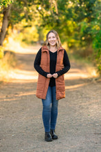 Load image into Gallery viewer, IN STOCK Harlow Long Vest - Cinnamon