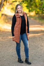 Load image into Gallery viewer, IN STOCK Harlow Long Vest - Cinnamon