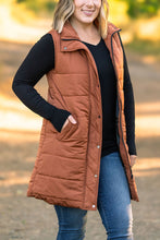 Load image into Gallery viewer, IN STOCK Harlow Long Vest - Cinnamon