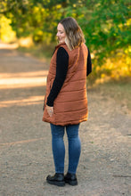 Load image into Gallery viewer, IN STOCK Harlow Long Vest - Cinnamon