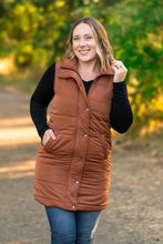 Load image into Gallery viewer, IN STOCK Harlow Long Vest - Cinnamon