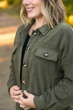 Load image into Gallery viewer, IN STOCK Jordan Shacket - Olive FINAL SALE