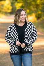 Load image into Gallery viewer, IN STOCK Black Checker Cardigan